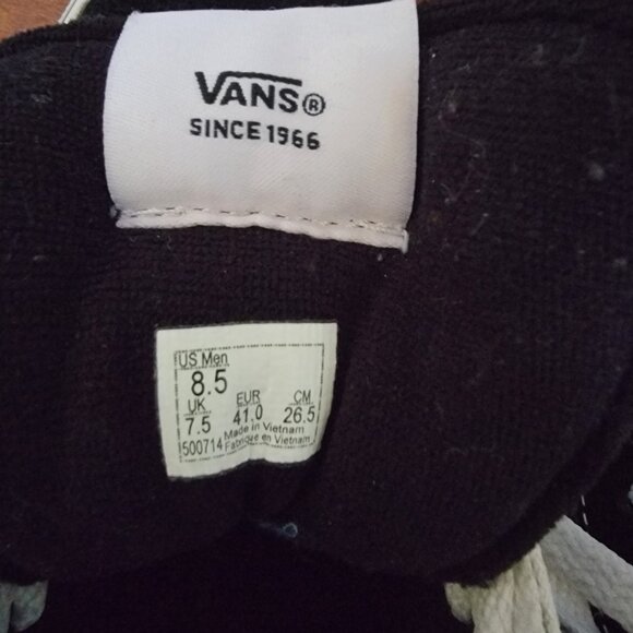 Men's Vans Filmore Black Shoes Sz 8.5 - Picture 10 of 10